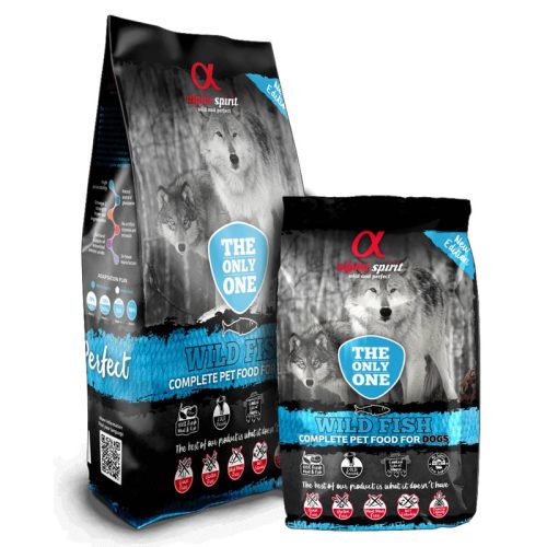 Wild Fish - száraztáp 85% friss halból , 3kg , Alpha Spirit