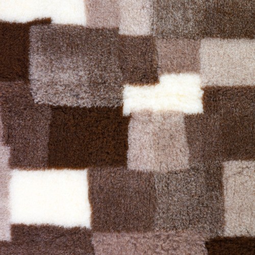 DryBed A+ Csúszásmentes fekhely - Barna kockás - 100x75cm , Blovi