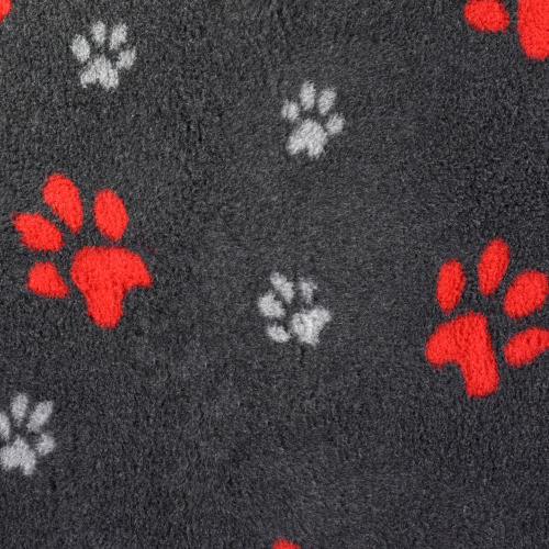 DryBed A+ Csúszásmentes fekhely - Szürke-piros - 100x75cm , Blovi