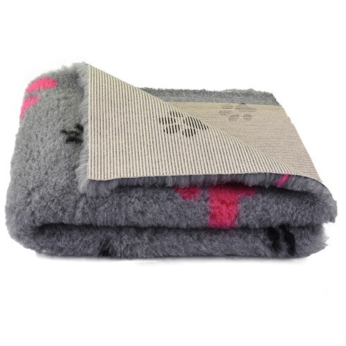 DryBed A+ Csúszásmentes fekhely - Szürke-pink - 100x75cm , Blovi