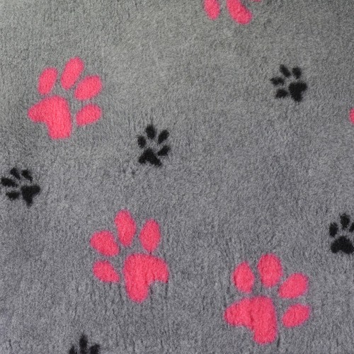 DryBed A+ Csúszásmentes fekhely - Szürke-pink - 100x75cm , Blovi