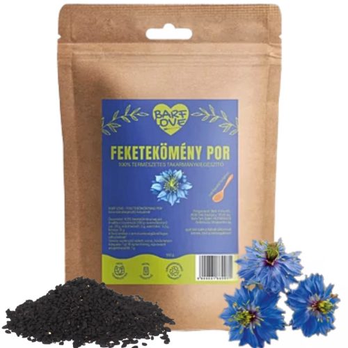 Feketekömény por kutyáknak férgesség és élősködők ellen, 100g , Barf Love