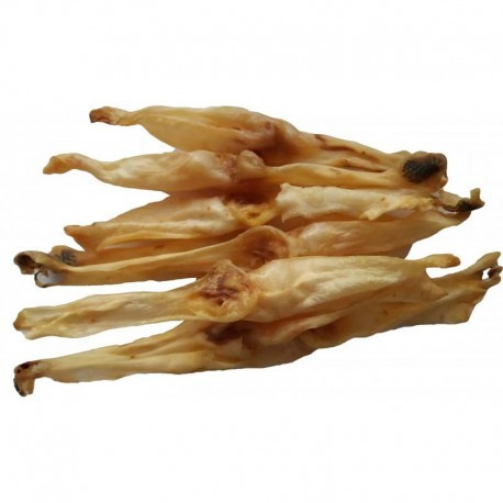 Nyúlfül szárított rágcsa kutyáknak, 1kg , Barf Love