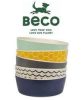 Bambusz tál - sárga , L , Beco Pets