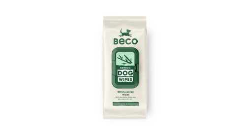 Hipoallergén bambusz nedves törlőkendő - Illatmentes , 80db , Beco Pets
