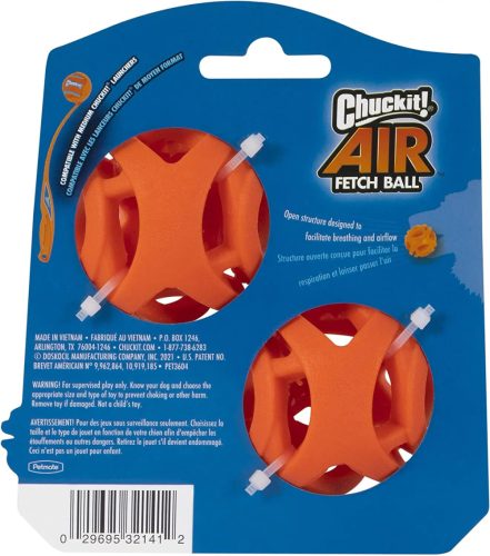 Chuckit Breathe Right Ball 2db , M , LÉLEGZŐ labda
