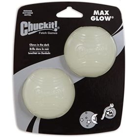 Chuckit Max Glow Ball , M , VILÁGÍTÓS , 2db