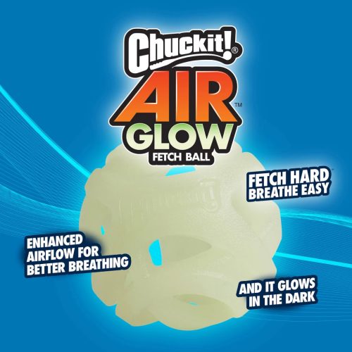 Chuckit Max Glow Air Fetch ball 2db , S , LÉLEGZŐ és VILÁGÍTÓS labda