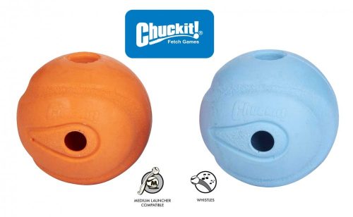 Chuckit Whistler Ball , M , fütyülő labda