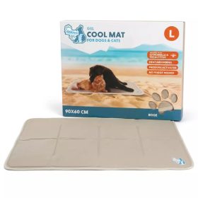   Hűtőmatrac kutyáknak és macskáknak , L , Bézs , Coolpets