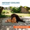 Hűtőmatrac kutyáknak és macskáknak , L , Zöld , Coolpets