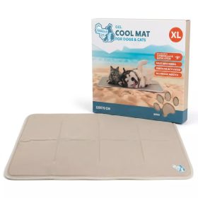   Hűtőmatrac kutyáknak és macskáknak , XL , Bézs , Coolpets