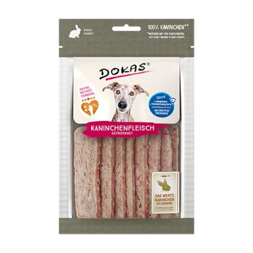 Nyúlhús csíkok szárított , Dokas