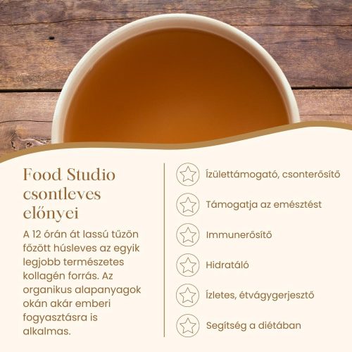 Bio csontlé Báránymájjal és sütőtökkel kutyáknak és macskáknak  , Food Studio