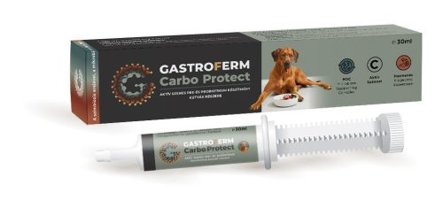 Carbo Protect - Pre és probiotikum paszta hasmenés esetén közepes és nagytestű kutyáknak 30ml , Gastroferm