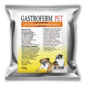   Gastroferm Pet - Multivitamin és probiotikum kutyáknak , 100g 