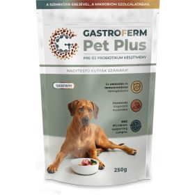   Pet Plus Pre és probiotikum készítmény kutyáknak, 250g , Gastroferm