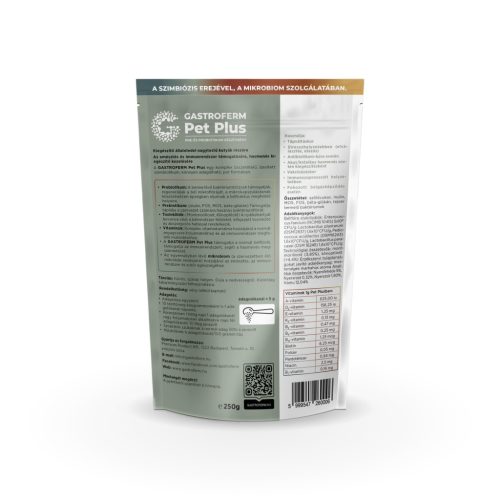Pet Plus Pre és probiotikum készítmény kutyáknak, 250g , Gastroferm