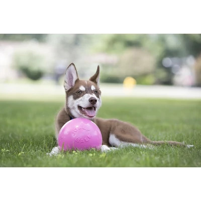 Jolly Bounce-n Play - 15cm - rágásbíztos labda - pink
