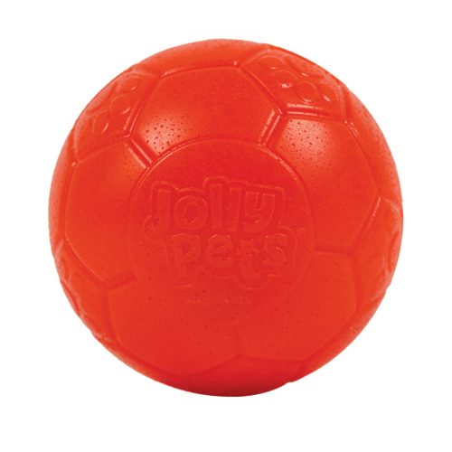 Jolly Ball Mini Soccer 10cm - rágásbiztos labda - Narancs