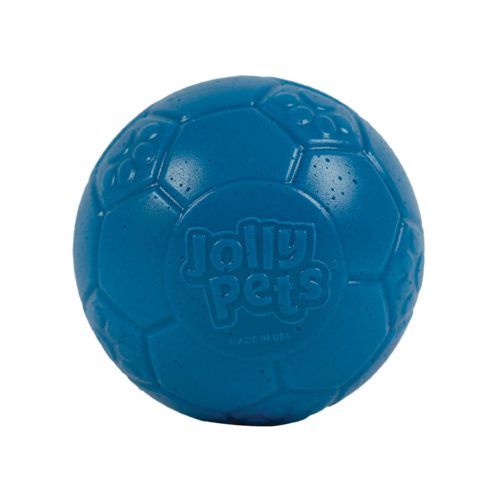 Jolly Ball Mini Soccer 7,5cm - rágásbiztos labda - Kék