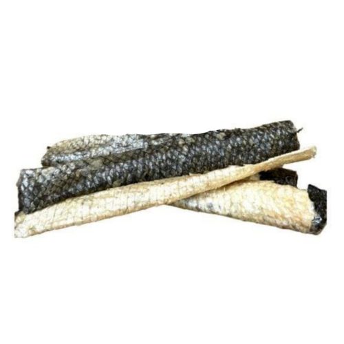 Lazac bőr  - szárított fogtisztító rágcsa , 250g , Kivo