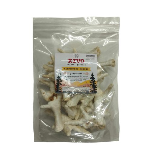 Puffasztott csirkeláb rágcsa kutyáknak 250g , Kivo