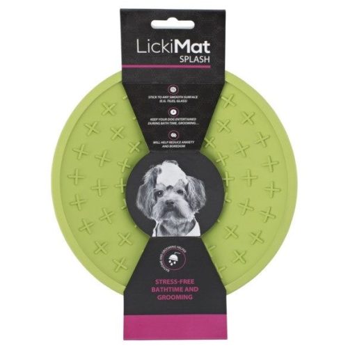 LickiMat® Splash™ nyalogató tál - Zöld