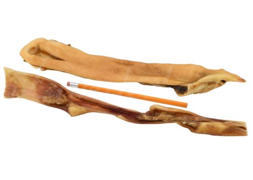 Marhafejbőr szárított rágcsa kutyáknak , 35cm , 500g , Lunderland