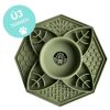 Slow Buddy MANDALA - habzsolásgátló tál - khaki , My Bulldog Shop