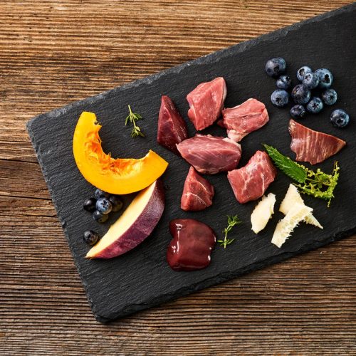 Kecske báránnyal, sütőtökkel, áfonyával menü 800g , Meatlove