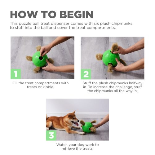 Dog Snuffle Ball - jutalomfalattal tölthető labda , Nina Ottosson