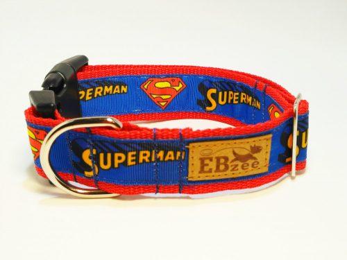 Superman mintás nyakörv
