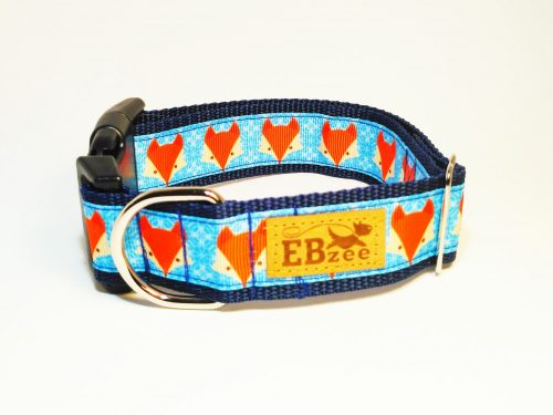 Rókás mintás nyakörv