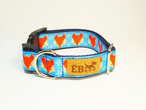 Rókás mintás nyakörv