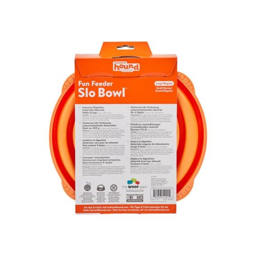 Evéslassító tál Fun Feeder Narancs L , Outward Hound