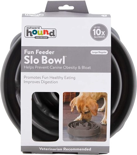 Evéslassító tál Fun Feeder Szürke M , Outward Hound