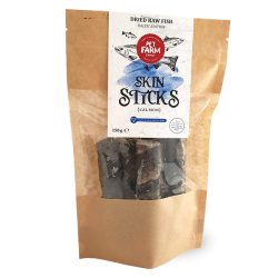 Lazacbőr csíkok rágcsa 150g , Pet Farm Family