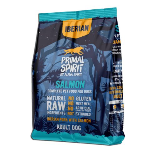Primal Spirit Iberian Salmon 70% - SERTÉS+LAZAC száraztáp kutyáknak 1kg , Primal Spirit