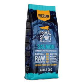   Primal Spirit Iberian Salmon 70% - SERTÉS+LAZAC száraztáp kutyáknak 12kg , Primal Spirit