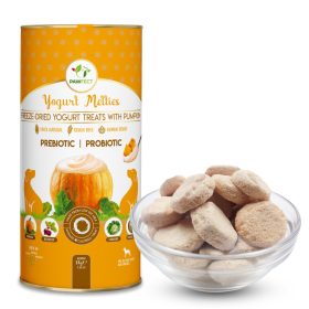   Funkcionális fagyasztva szárított jutalomfalat joghurt sütőtökkel , Pre-és probiotikum , Pawfect 