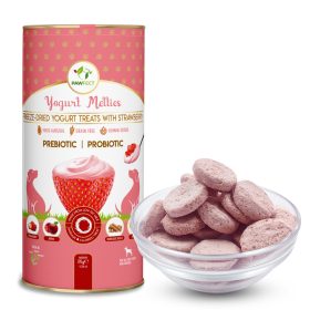   Funkcionális fagyasztva szárított jutalomfalat joghurt eperrel , Pre-és probiotikum , Pawfect 