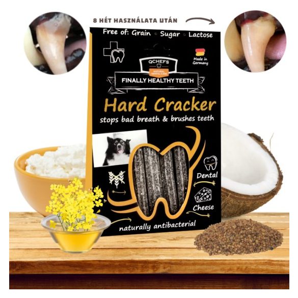 Hard Cracker - természetes fogtisztító rágcsa , Qchefs