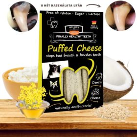 Puffed Cheese - természetes fogtisztító rágcsa , Qchefs
