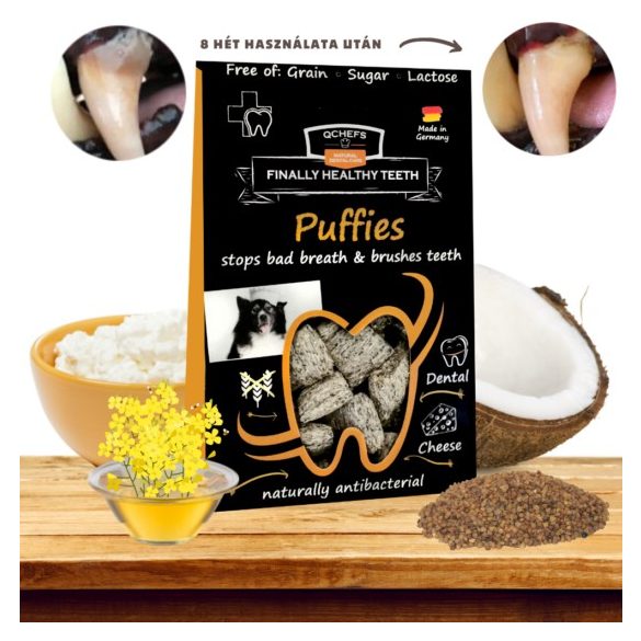 Puffies - természetes fogtisztító jutalomfalat , Qchefs
