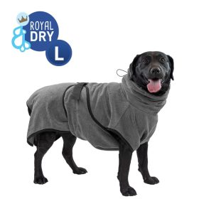 Szárító köpeny kutyáknak , L , Royal Dry