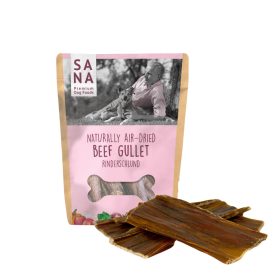 Marha nyelőcső lapok szárított rágcsa , 350g , Sana Dog