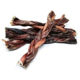 Marha nyelőcső fonott rágcsa 25cm , SanaDog