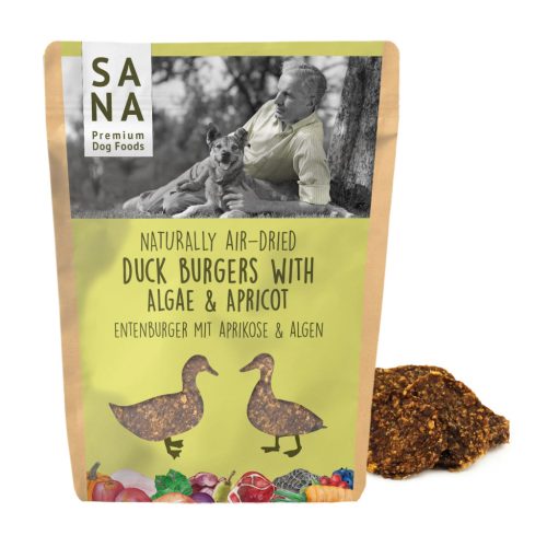 Kacsahús tallér sárgabarackkal és algával 100g , Sanadog