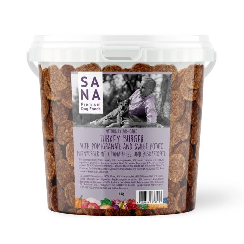 Pulykahús tallér gránátalmával és édesburgonyával 1kg  , Sanadog